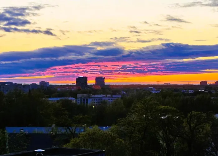 Penthouse With An Amazing Kitchen And View Apartament Tallin